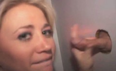 Dirty Blonde Dick Sucking Amateur At A Glory Hole