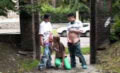 Public Street Gangbang With A Teen Girl Part 3