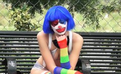 Frown Clown Mikayla Free Cum On Mouth From Stranger Dude