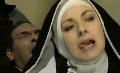 Bad Nun Gives A Blowjob And Does Anal