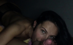 Amateur POV Blowjob and Cum Swallowing - Lexi Dona