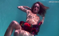 Sexy underwater teen
