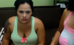 Chubby lesbians at web cam