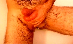 Shaving penis and balls