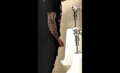 Spy Cam Urinal Big Cock