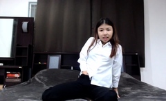 Keymoonasian - Petite Asian Girl Explores Pussy