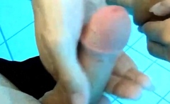 Fuck And Blowjob In The Pool