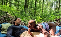 Outdoor Amateur Sex between Ebony Zaawaadi and German Guy