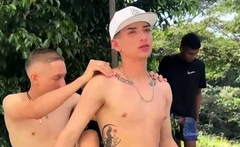 Gay african twinks fucking at outdoor carwash