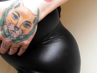 Leather Pants Ass Worship