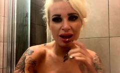 Horny Blonde In Solo Masturbation