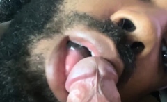 Amateur shemale tranny facialized after a blowjob