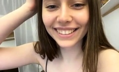 Brunette Solo Webcam Masturbation