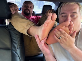 Devon Big Feet Fit Perfectly In Chub Matts Mouth